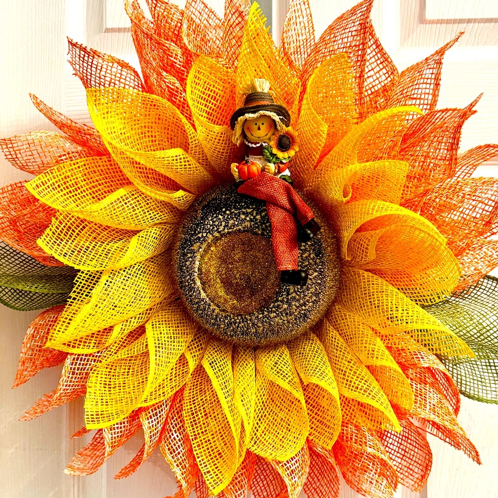 Sunflower wreath